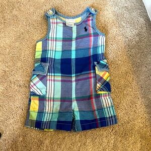 Ralph Lauren plaid jumper with pockets